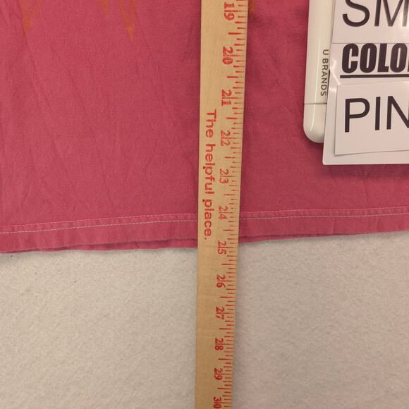 Def Leppard Band Graphic Crew Neck T Shirt Adult Mens Size Small S Pink - Picture 6 of 9